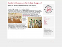 karate-haragei.de Webseite Vorschau