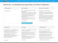 wakeboard-halbendorf.de Webseite Vorschau