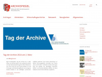 archivspiegel.de Webseite Vorschau