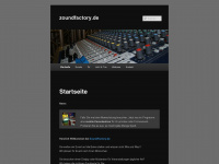 zoundfactory.de Webseite Vorschau