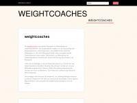 weightcoaches.wordpress.com Webseite Vorschau