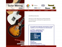 guitarmeeting-hilden.de Webseite Vorschau