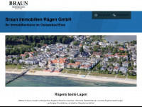ruegen-immobilien-braun.de Webseite Vorschau