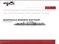 musikbox-stuttgart.de Webseite Vorschau