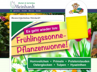 gaertnerei-meinhardt.de Webseite Vorschau