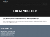 localvoucher.de Webseite Vorschau