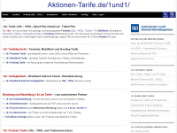 aktionen-tarife.de Webseite Vorschau