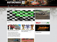 autocross.hu Webseite Vorschau