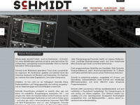 schmidt-synthesizer.com Webseite Vorschau