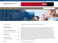 anwalts-directory.de Webseite Vorschau