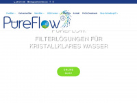pureflow-filter.com Webseite Vorschau