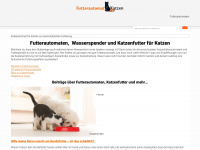 futterautomat-katzen.de Webseite Vorschau
