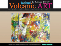 iceland-volcanic-art.com Webseite Vorschau