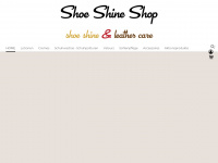 shoeshine-shop.com Webseite Vorschau