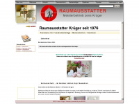 krueger-raumausstatter.de Webseite Vorschau