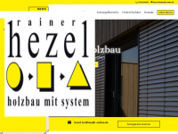 hezel-holzbau.de Webseite Vorschau
