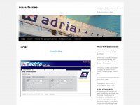 adria-ferries.com Webseite Vorschau