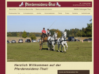 pferderesidenz-thal.de Webseite Vorschau
