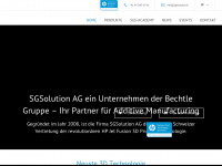 sgsolution.ch Webseite Vorschau
