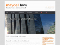 maydell-law.at Webseite Vorschau