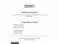 omako.net Webseite Vorschau