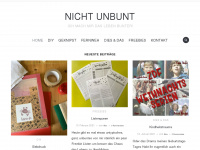 nichtunbunt.com Webseite Vorschau