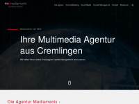 mediamanix.de Webseite Vorschau
