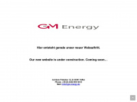 gm-energy.de Webseite Vorschau