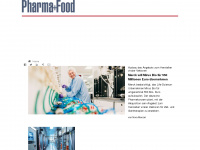 pharma-food.de Webseite Vorschau