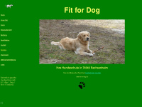 fit-for-dog.de Webseite Vorschau