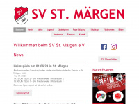 sv-st-maergen.de Webseite Vorschau