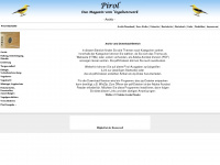 pirol.de Webseite Vorschau