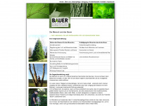 bauer-baumpflege.de Webseite Vorschau