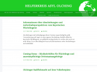 helferkreis-asyl-olching.de Webseite Vorschau