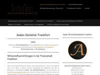 aaden-detektive-frankfurt.de Webseite Vorschau