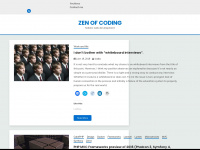 zenofcoding.com Webseite Vorschau