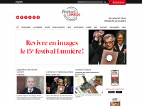 festival-lumiere.org Webseite Vorschau