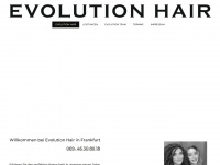 evolutionhair.de Webseite Vorschau