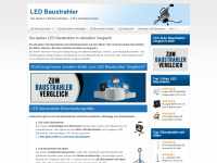 ledbaustrahler.de Webseite Vorschau