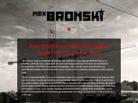 maxbronski.de Webseite Vorschau