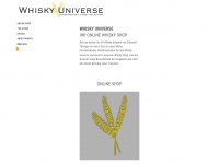 whisky-universe.ch Webseite Vorschau