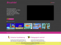 brushlet.de Webseite Vorschau