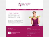 osteoporose-muenchen.de Webseite Vorschau
