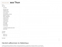 atelierhausthun.ch Webseite Vorschau