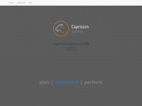 capricorn-systems.com Webseite Vorschau