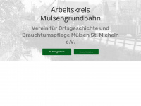 muelsengrundbahn.de Webseite Vorschau