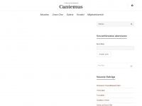 vokalensemble-cantemus.ch Webseite Vorschau