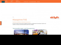 kiezspinne-fas.org Webseite Vorschau