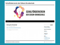 sfv-edison-grundschule.de Webseite Vorschau