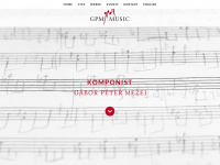 gpm-music.com Webseite Vorschau
